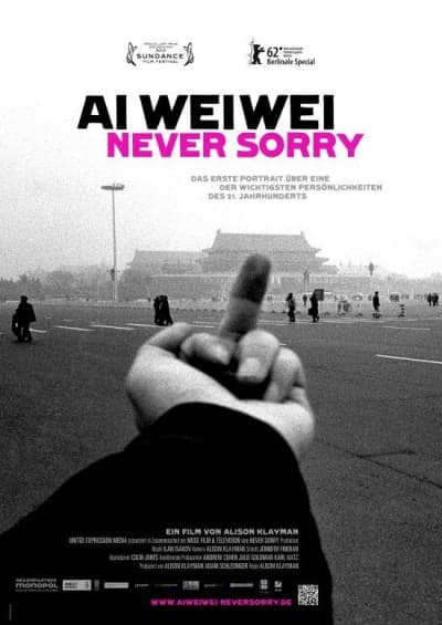 Filmplakat Ai Weiwei: Never Sorry