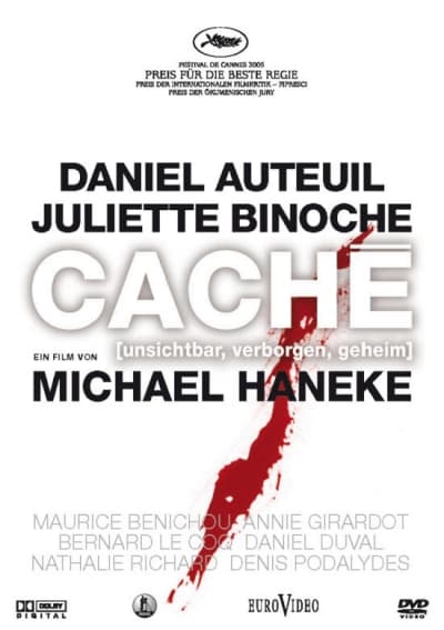 Filmplakat Caché