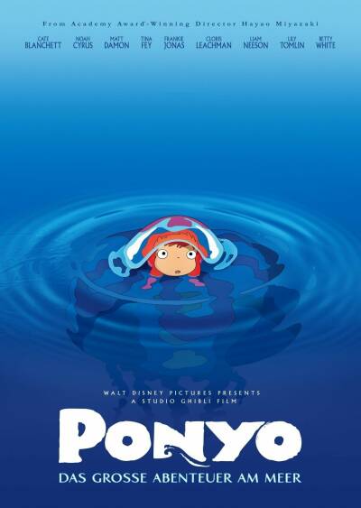 Filmplakat Ponyo - Das große Abenteuer am Meer