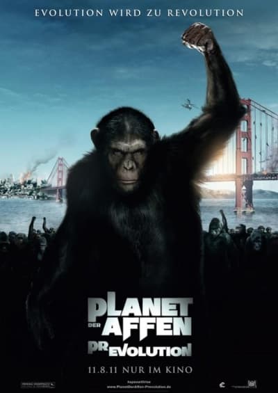 Filmplakat Planet der Affen: Prevolution