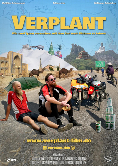 Filmplakat Verplant - Wie zwei Typen versuchen, mit dem Rad nach Vietnam zu fahren
